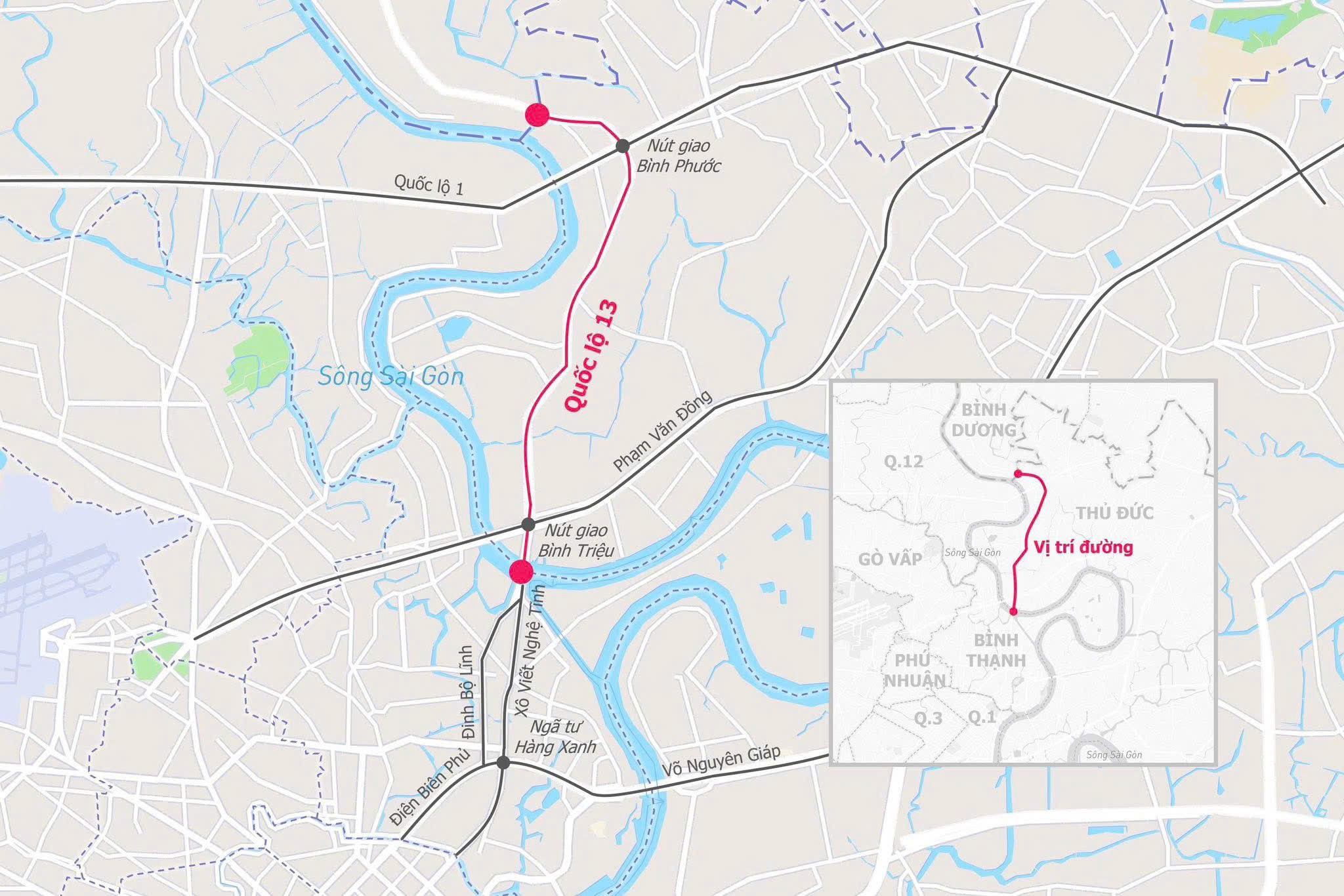 Thi công tuyến đường quốc lộ 13