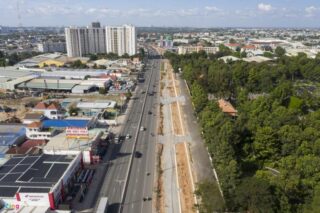 Tiến độ thực tế dự án nâng cấp và mở rộng quốc lộ 13 đoạn qua tỉnh Bình Dương.