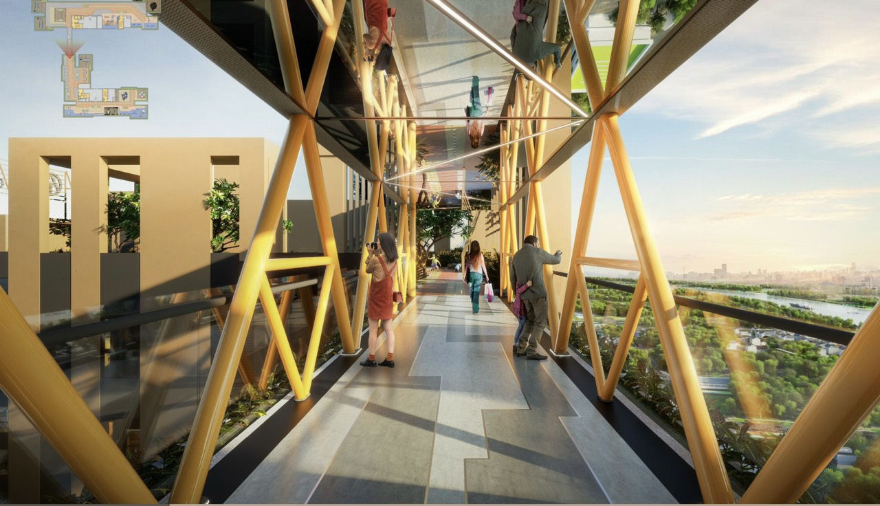 cầu kính biểu tượng an cư thịnh vượng