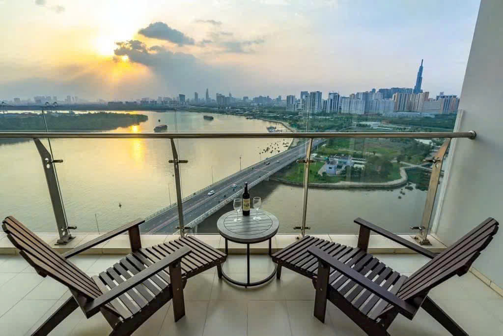 Tầm view từ dự án at saigon riverside nhin ra