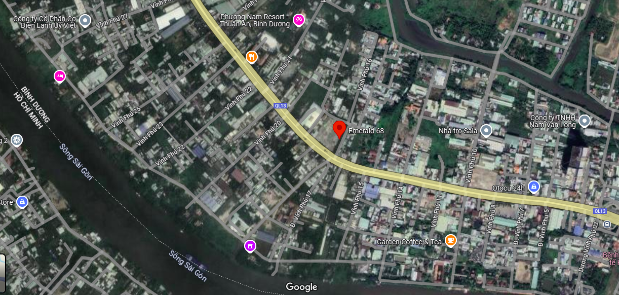 vị trí at saigon riverside